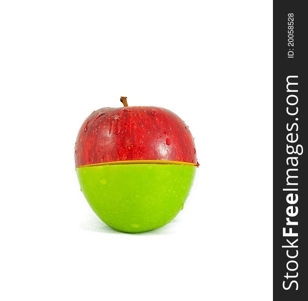 Red And Green Apple