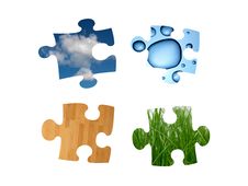 Jigsaw Pieces Royalty Free Stock Image Jigsaw Pieces Royalty Free Stock Image