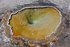 Hot Geyser Pool In Yellowstone, WY Stock Images Hot Geyser Pool In Yellowstone, WY Stock Images