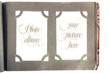 Photo Album With Space For Your Pictures Or Text Stock Photo Photo Album With Space For Your Pictures Or Text Stock Photo