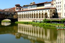 Florence Pontevecchio View Royalty Free Stock Photography Florence Pontevecchio View Royalty Free Stock Photography