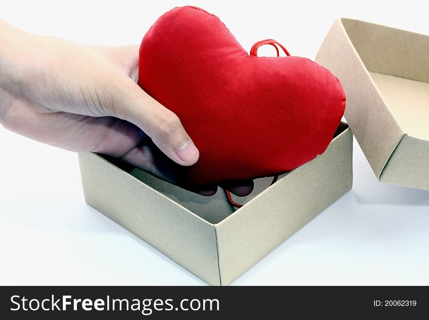 So you take the heart out of the box. So you take the heart out of the box.