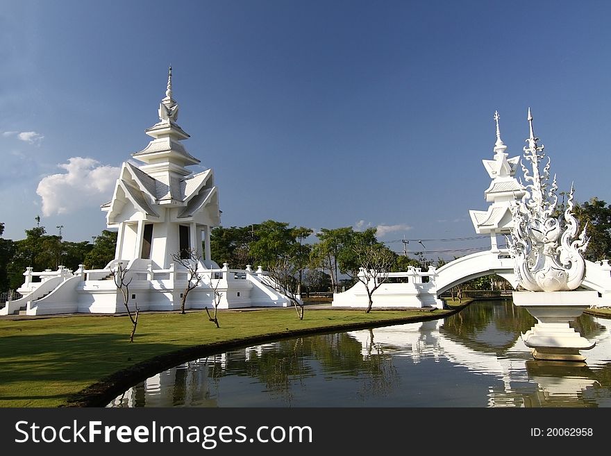 The white temple , Wat Rongkhun - Thailand