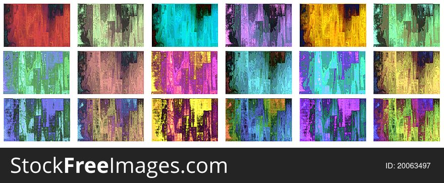Set of abstract background colorful modern style