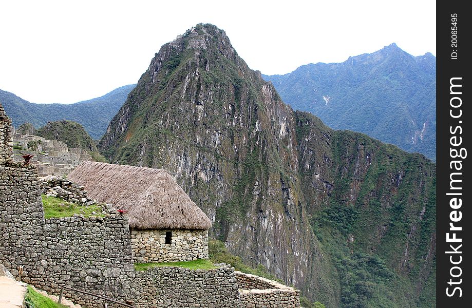 Images of the ruined city of Machu Picchu