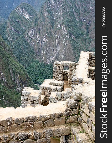 Images of the ruined city of Machu Picchu