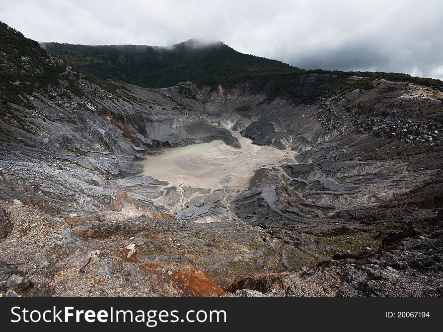 Volcano cave at bandung, indonisia