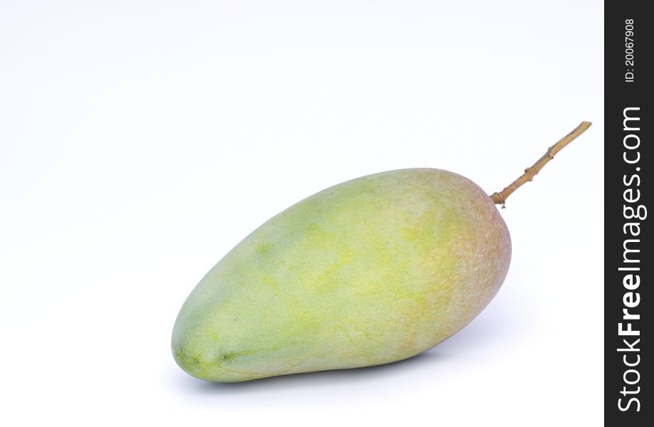 Mango fruits isolated on white background