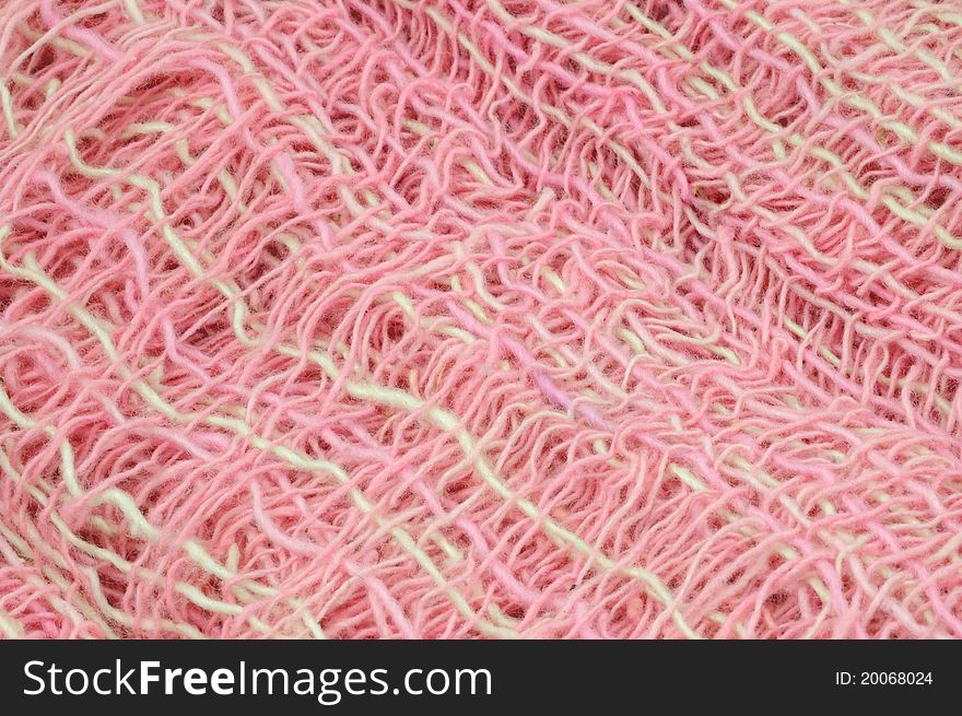 Pink  Fabrics Yarn.