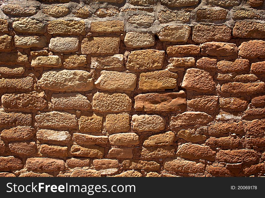 Stone and adobe wall texture. Stone and adobe wall texture