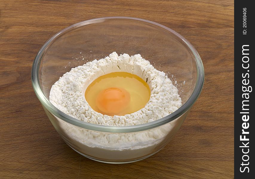 Eggs And Flour Ingredients