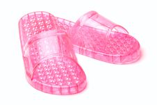 Pink Flip-flops Stock Photos