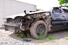 Car Wreck. Royalty Free Stock Images Car Wreck. Royalty Free Stock Images