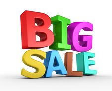 Big Sale - 3d Render Stock Photos