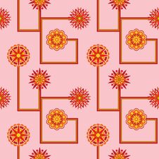Retro Flower Seamless Wallpaper Stock Images Retro Flower Seamless Wallpaper Stock Images