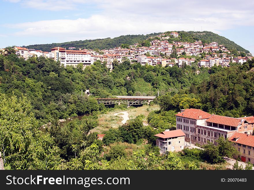 Veliko Tarnovo - the former capital of Bulgaria situated on Yantra river