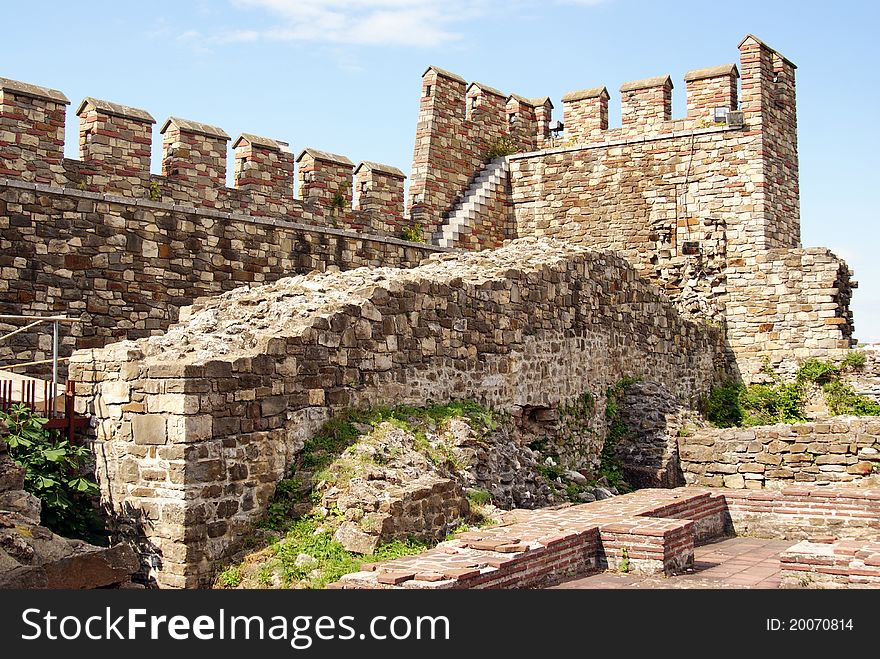 Trapezista ruins in the former capital veliko tarnovo of bulgaria