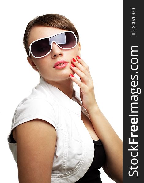 Young Woman In Sunglasses