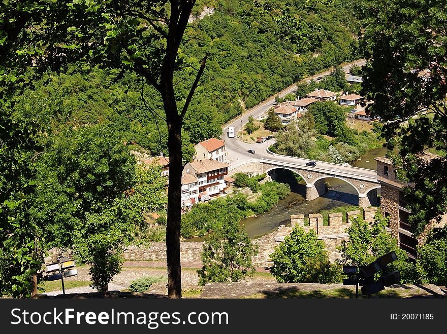 Bridge over Yantra river at Veliko Tarnovo. Bridge over Yantra river at Veliko Tarnovo