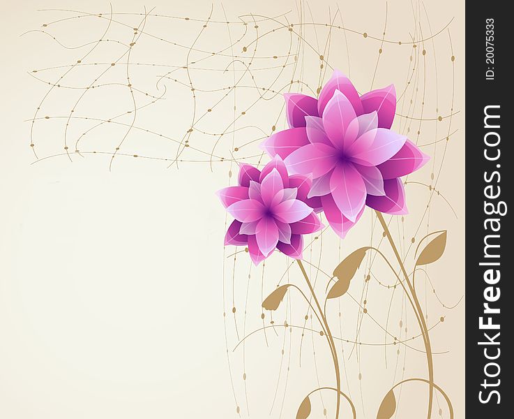 Romantic Flower Background