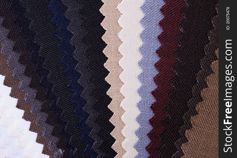 Fabric Color Samples Palette