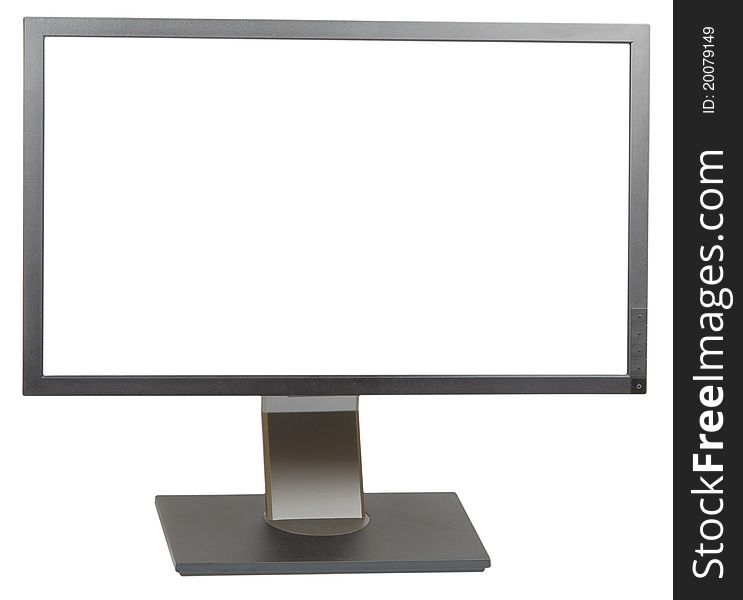 Monitor isolated on a white background