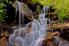 Streaming Water Steps Stock Image Streaming Water Steps Stock Image