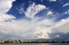Sky With Storm Clouds Royalty Free Stock Images