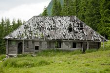 Old Wooden House In The Mountains Royalty Free Stock Images Old Wooden House In The Mountains Royalty Free Stock Images
