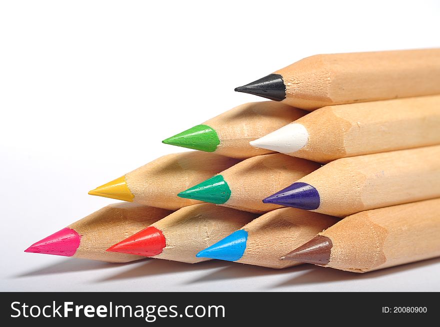 Colour Pencils Stack Up