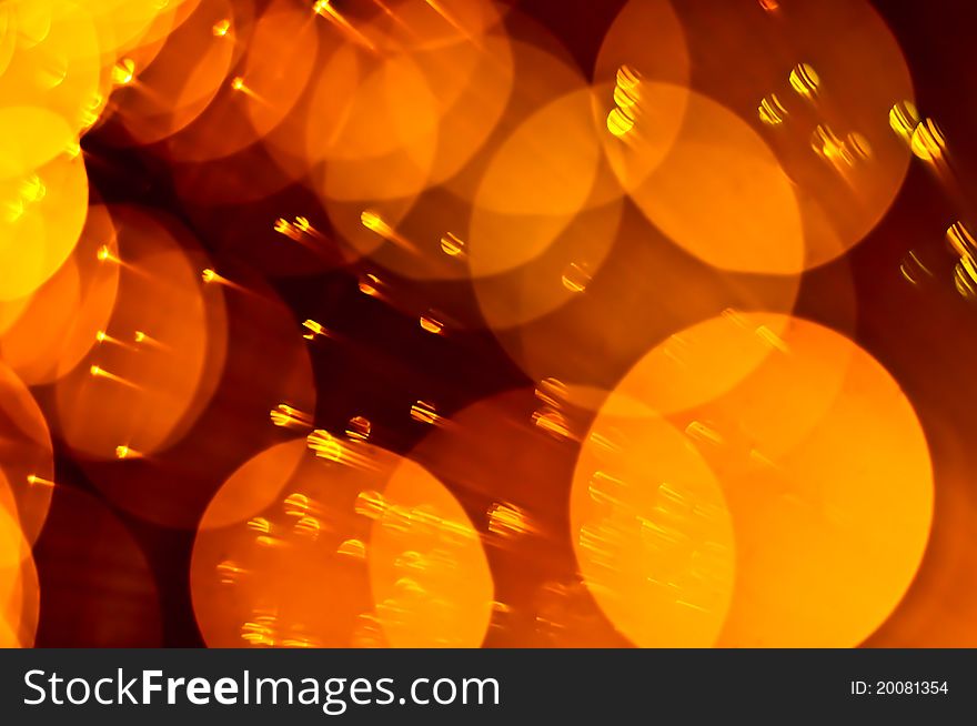 Abstract background of out of focus lights