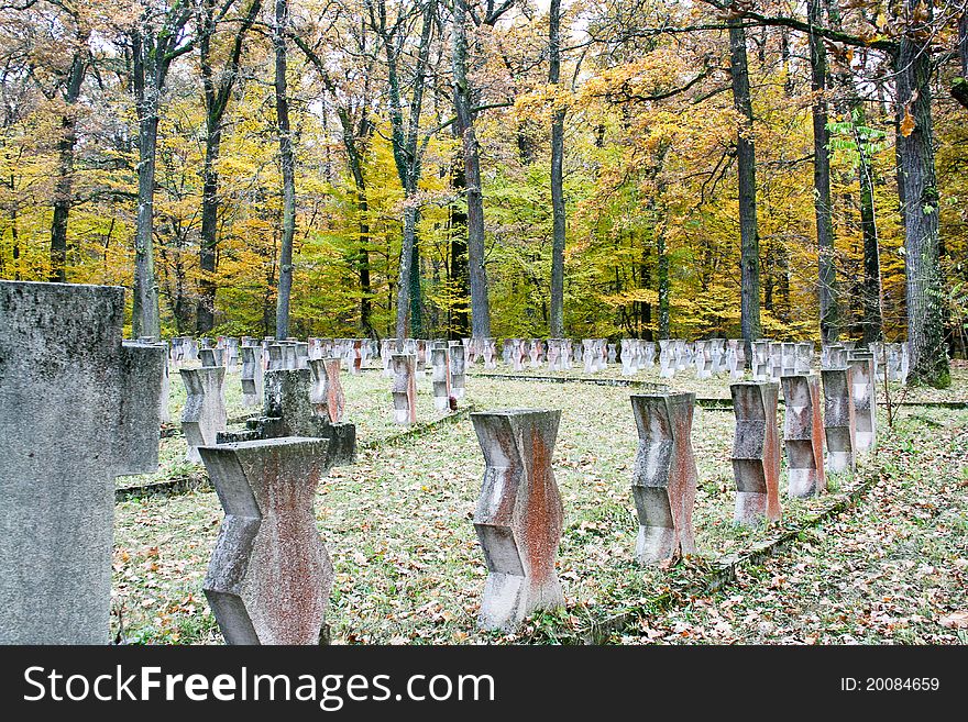 The Heroes Cemetery In Sibiu