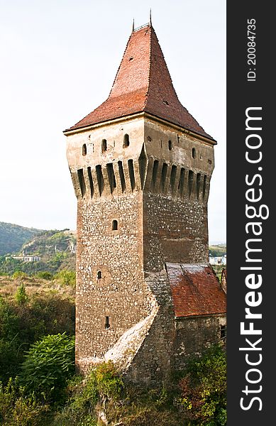 Tower from the medieval castle of Hunedoara