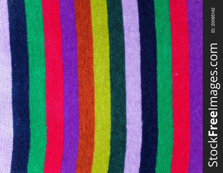 Colorful fabric pattern as background