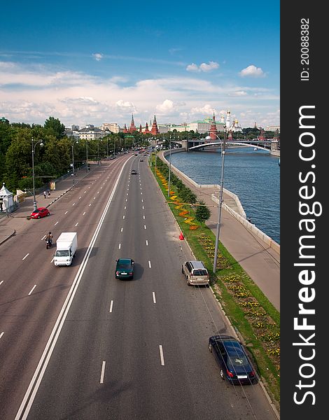 Highways of the Moscow and Kremlin