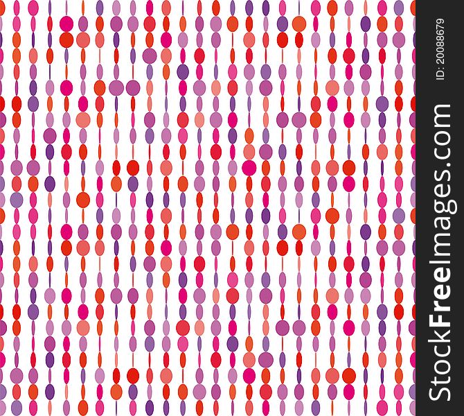 Candy Curtain Seamless Vector Pattern