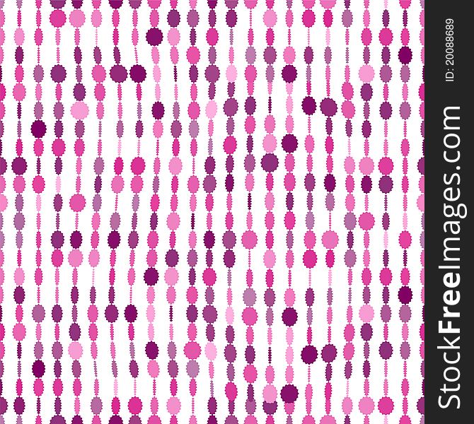 Seamless Vector Pattern of Pink Curtain. Seamless Vector Pattern of Pink Curtain