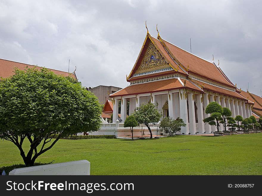 Wat Phra Kaew, Bangkok , Thailand. main temple in the Grand Palace.