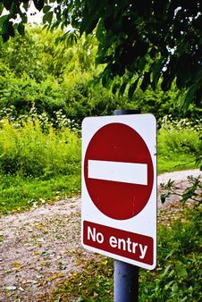 No Entry Royalty Free Stock Photography No Entry Royalty Free Stock Photography