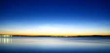 Onego Lake At Night Royalty Free Stock Photo Onego Lake At Night Royalty Free Stock Photo