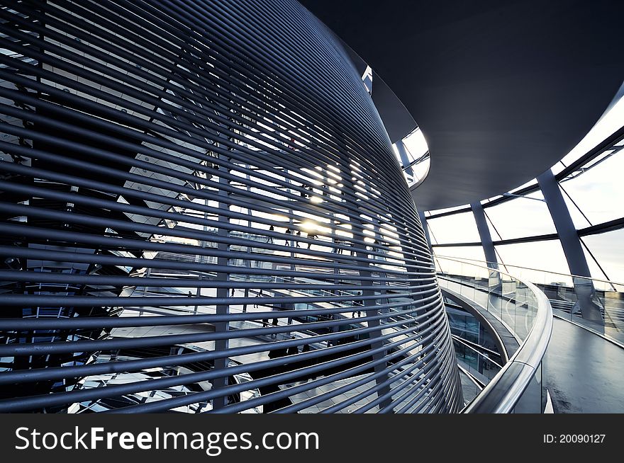 Inside the Reichstag Dome