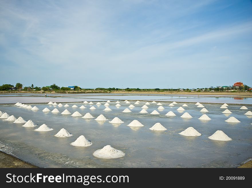 Salt Farm In Thailand