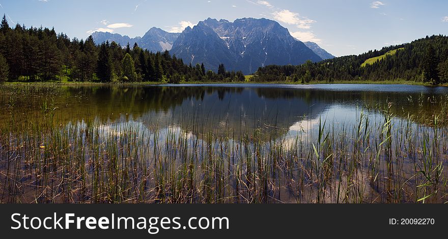 Lake In Alps