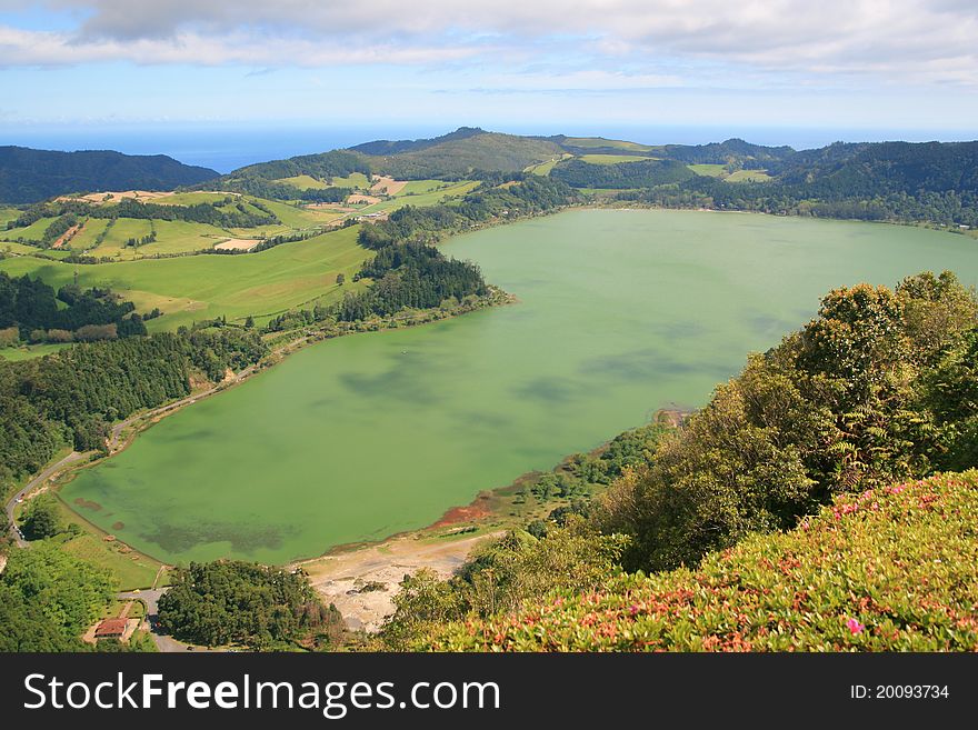 Lake In Azores