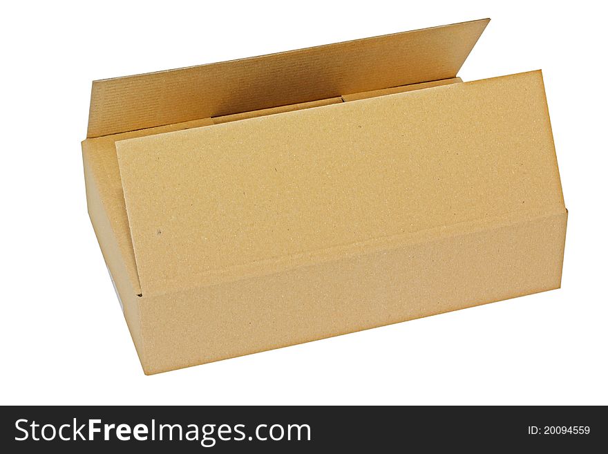 Box isolated on white background
