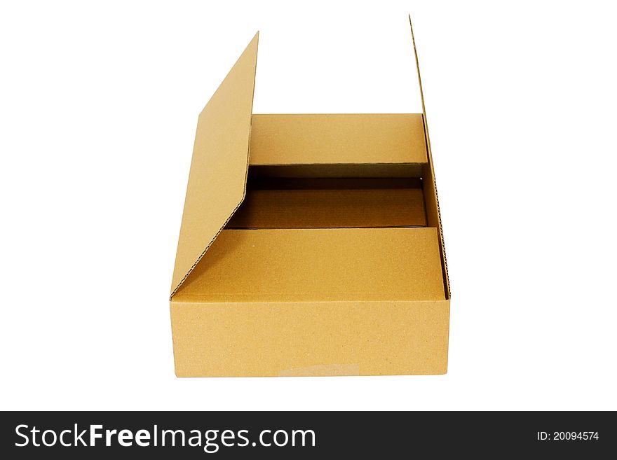 Box isolated on white background