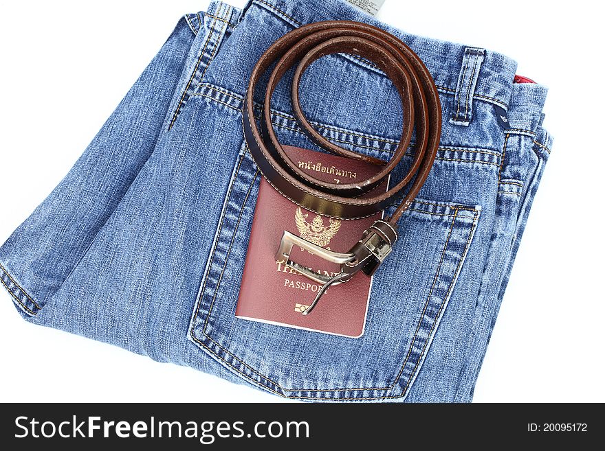 Jeans And Passport