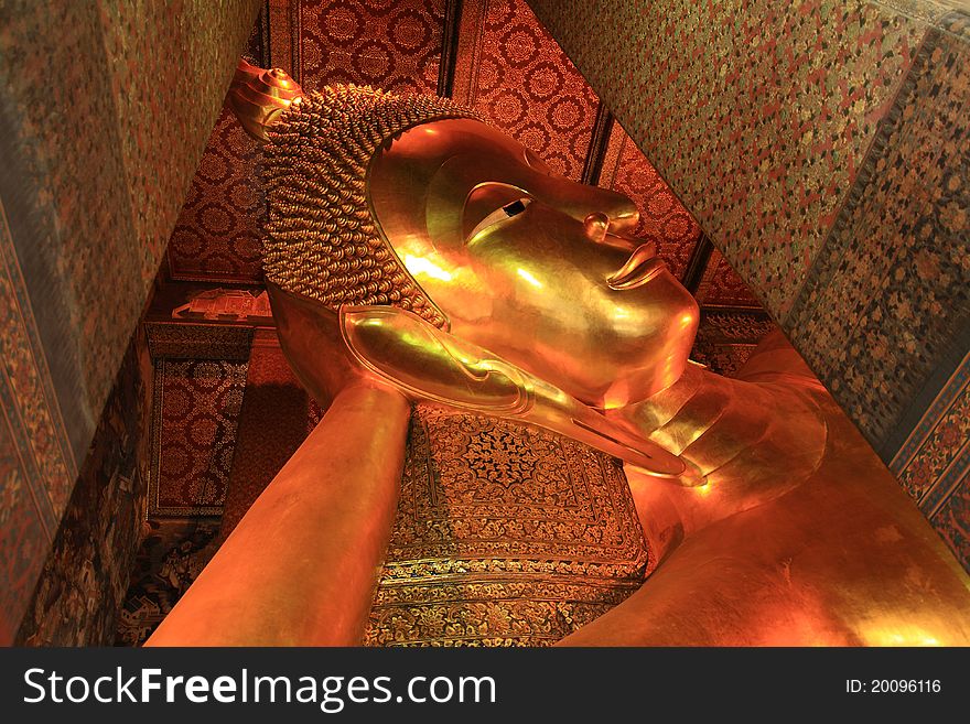 Reclining Buddha wat Pho Thailand