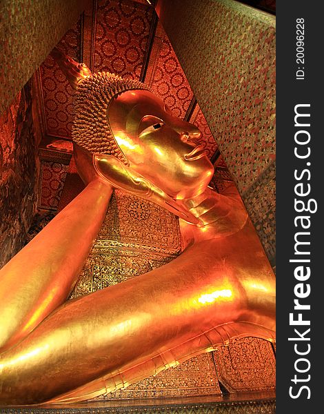 Reclining Buddha wat Pho Thailand