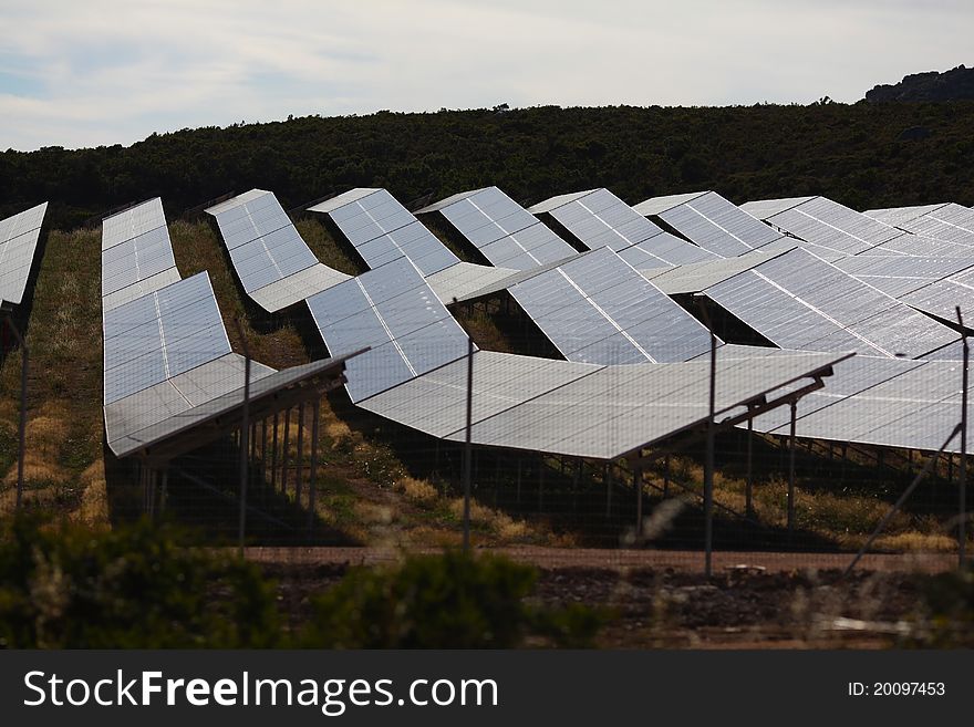 Solar panels to harness renewable energy on the field